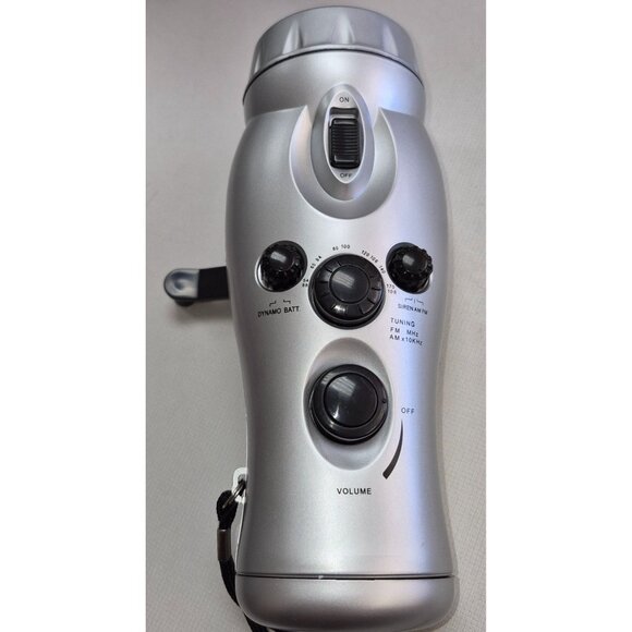 Dynamo AM/FM Torch Light Radio Hand Crank LED Flashlight - Picture 2 of 7